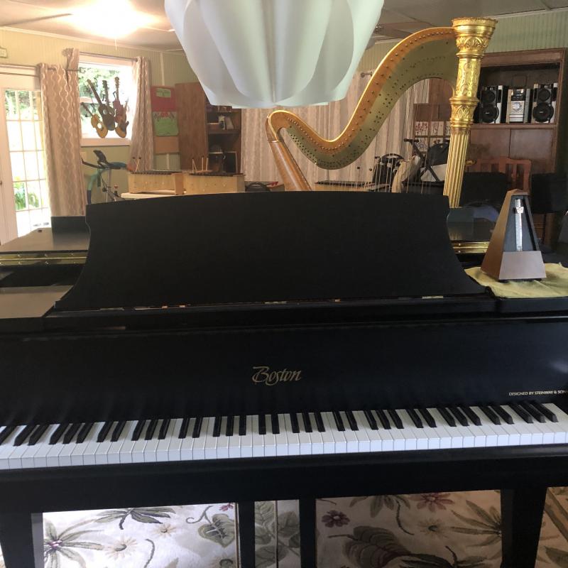 Our studio is full of great instruments for you to learn on.